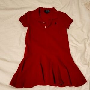 Polo by Ralph Lauren Red Kids Casual Dress